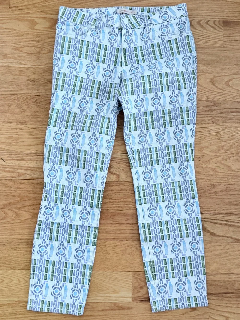 Tory Burch Alexa Cropped Skinny Jeans (28)